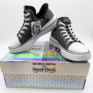 Skechers x Snoop Dogg Snoop One Disco Ocelot Slip-Ins Sneakers 5.5 NEW